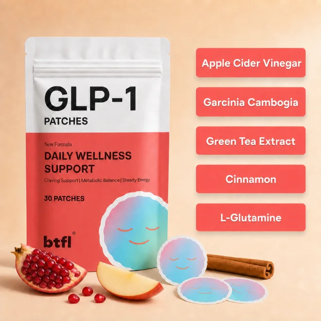 BeautyFella GLP-1 Support Patch with natural ingredients