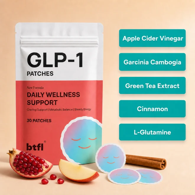 BeautyFella GLP-1 Support Patch with natural ingredients